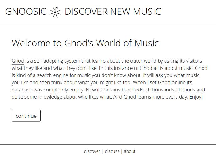 Hitta ny musik och upptäck nya artister